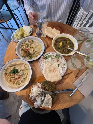 Amazing food!  at La Hummuseria in Madrid