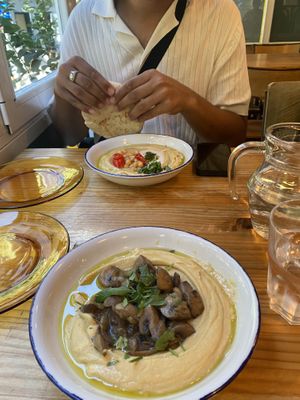   at La Hummuseria in Madrid