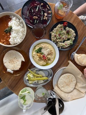 Menu del dia x 2 - amazing  at La Hummuseria in Madrid