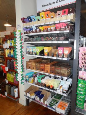 Chocolate at Goodness Me Organics in Adamstown