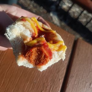 pizza sausage at Bakers Delight in Kilsyth