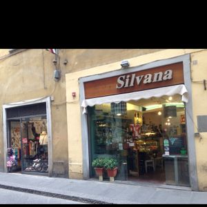front of restaurant at Silvana Bio Vegan Food  in Florence