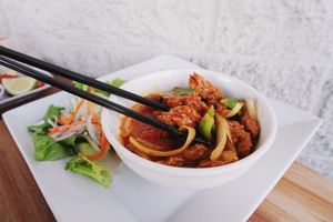 Veggie Curry at Pho N Mor in Chino Hills
