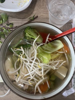 vegan pho  at Pho N Mor in Chino Hills