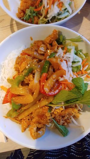 Coco curry with vermicelli - really good at Pho N Mor in Chino Hills