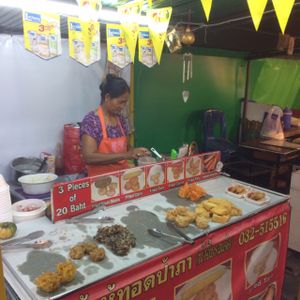the stall inside Grand night market at Grand Night Market Vegetarian Stall in Hua Hin