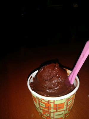 chocolate gelato at Gelato Messina in Fitzroy