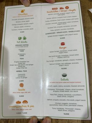 Main menu. Many can easily be made vegan. They are helpful    at Crispy Organic Market and Take Away - Via F Crispi in Rome