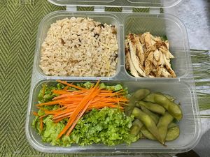 1 x
BS07 Mushroom Multi-grain Rice Set 菇类糙米饭套餐
Take Away

RM 19.90
 at Newstart Health Kitchen in Cheras