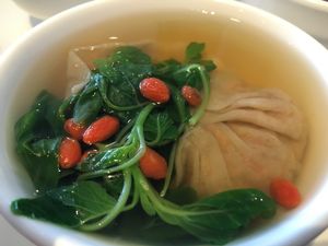 S - 02 Wholemeal Dumpling Soup at Newstart Health Kitchen in Cheras