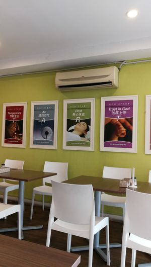 interior, calm and peaceful at Newstart Health Kitchen in Cheras