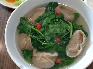 dim sum soup at Newstart Health Kitchen in Cheras