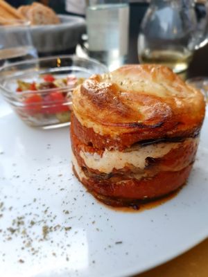 Moussaka at Mezzaluna in Turin