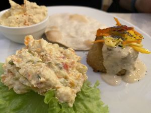 Tris di antipasti   at Mezzaluna in Turin