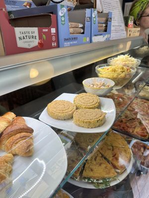 Various dishes   at Mezzaluna in Turin