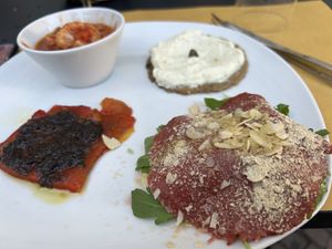 Appetizers   at Mezzaluna in Turin