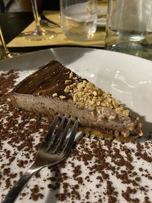 Crumble cioccolato e nocciola  at Mezzaluna in Turin