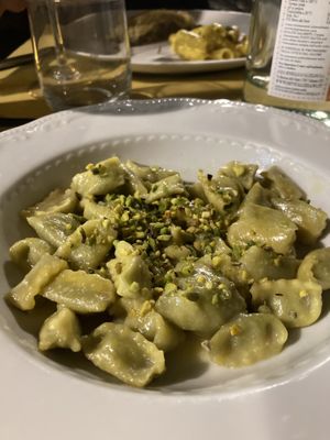 Agnolotti del plin  at Mezzaluna in Turin