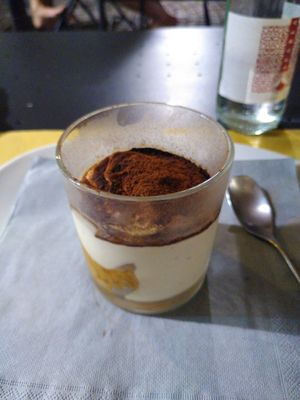 ...and some tiramisu for dessert at Mezzaluna in Turin
