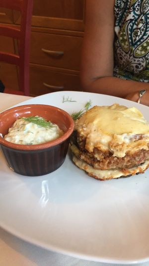 moussaka at Mezzaluna in Turin