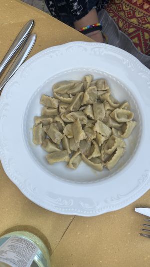 Agnolotti del plin  at Mezzaluna in Turin