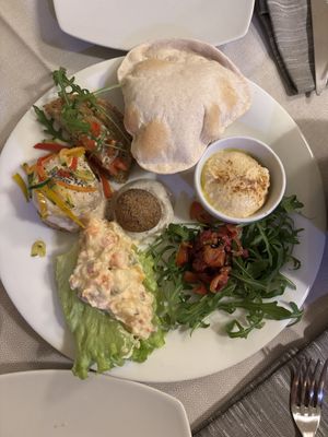 Mixed antipasti  at Mezzaluna in Turin