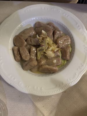Gnocchi  at Mezzaluna in Turin