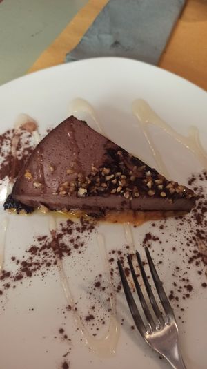 Torta crumble con nocciola at Mezzaluna in Turin