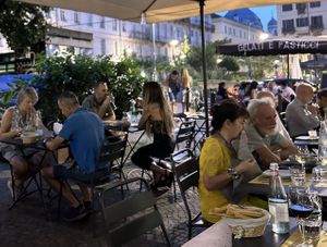   at Mezzaluna in Turin