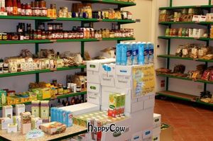 Products at Mezzaluna in Turin