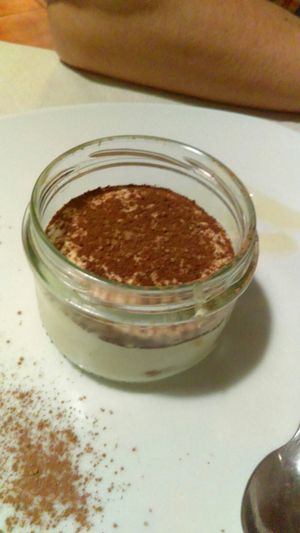 The most delicious vegan titanium ever 👌 at Mezzaluna in Turin