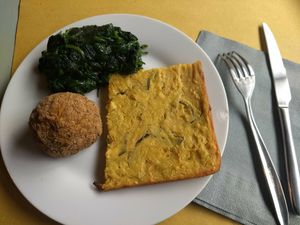 3 choices lunch at Mezzaluna in Turin