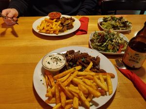 Vegan Gyros #Veganuary at Subrosa Kneipenkollektiv in Kiel