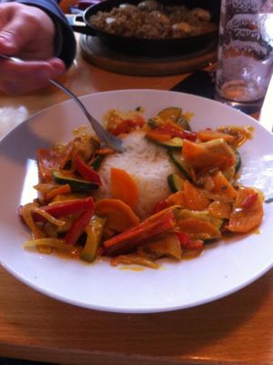 vegan curry at Subrosa Kneipenkollektiv in Kiel