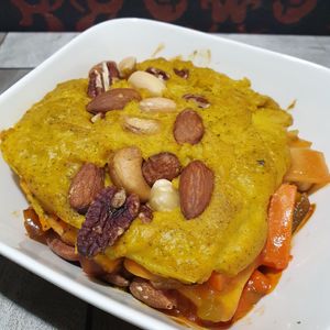 Pumkin lasagne (take away) at Verthé in Diksmuide