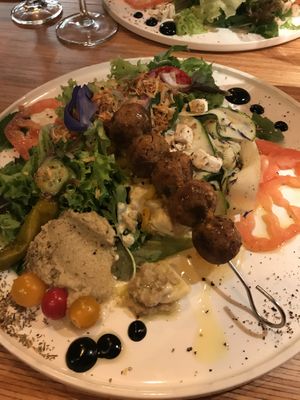 Salad Moussaka style  at Verthé in Diksmuide