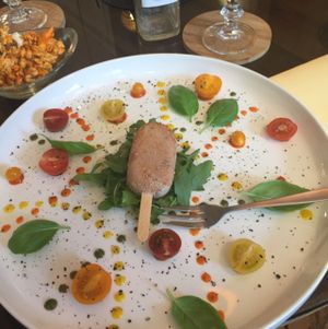 Delicious starter!  at Verthé in Diksmuide