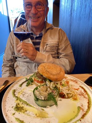 Burger veggie  at Verthé in Diksmuide