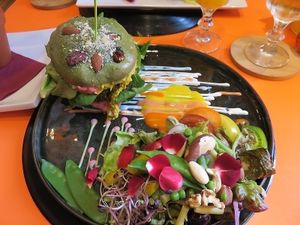 vegan Burger at Hashtag Food, Bruges at Verthé in Diksmuide