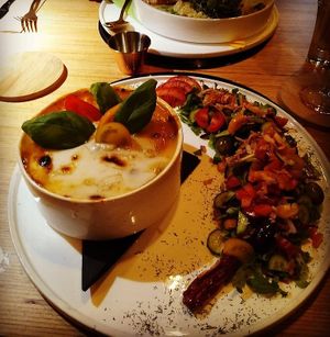 Vegan Moussaka at Verthé in Diksmuide