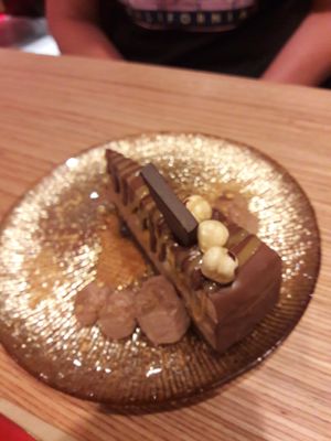 dessert at Verthé in Diksmuide