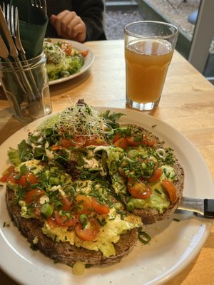 Avocado Toast Custom at Books & Brunch in Bruges