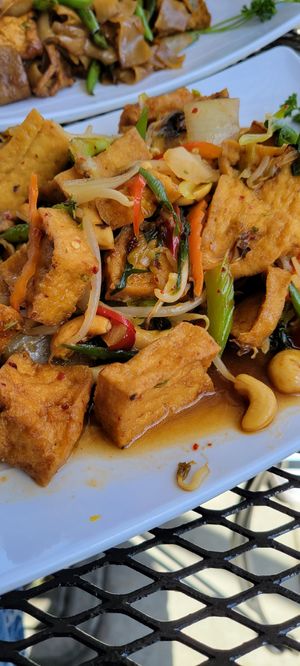 Cashews Tofu at Rim Talay in Oceanside