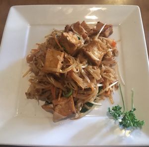 Pad Thai ~ Vegan Style  at Rim Talay in Oceanside