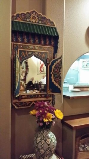 Gorgeous Entryway Display at East West Cafe in Santa Rosa