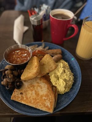 Vegan Fry  at Maggie Mays in Belfast