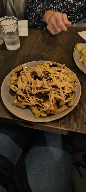 Vegan taco chips at Maggie Mays in Belfast