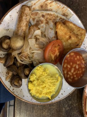 Vegan fry  at Maggie Mays in Belfast