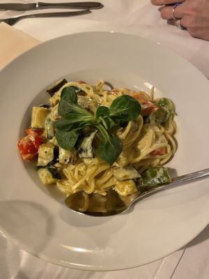 Vegane Spaghetti Gemüse #Veganuary at Galicia in Viernheim