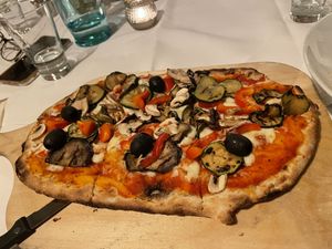 Vegane Pinsa mit Gegrilltem Gemüse #Veganuary at Galicia in Viernheim